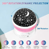 Night Light Star Lamp Starry Sky Projector | 360° Rotating LED Star Light Lamp With Multicolor Projection | Perfect Table Night Lamp Gift For Babies And Children (Random Color)