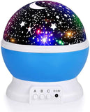 Night Light Star Lamp Starry Sky Projector | 360° Rotating LED Star Light Lamp With Multicolor Projection | Perfect Table Night Lamp Gift For Babies And Children (Random Color)