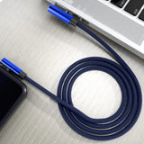Elbow Data Charging Cable For iPhone – Durable Right Angle Lightning Cable For Fast Charging And Data Transfer Compatible With All iPhone Models